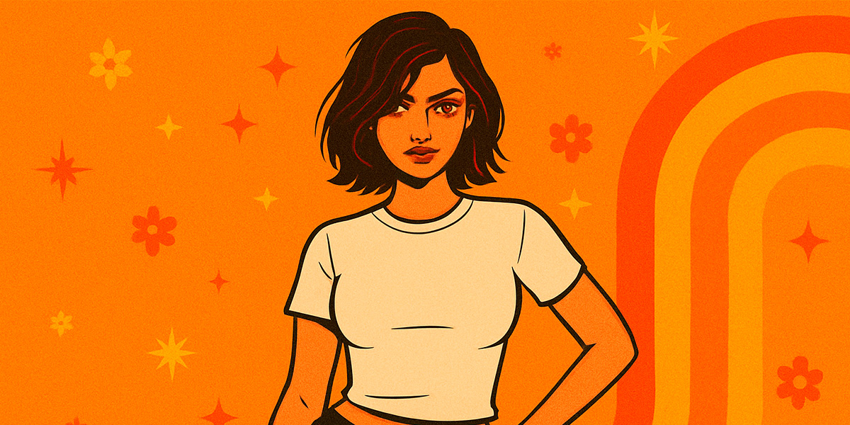 How Should a Woman's T-shirt Fit Image