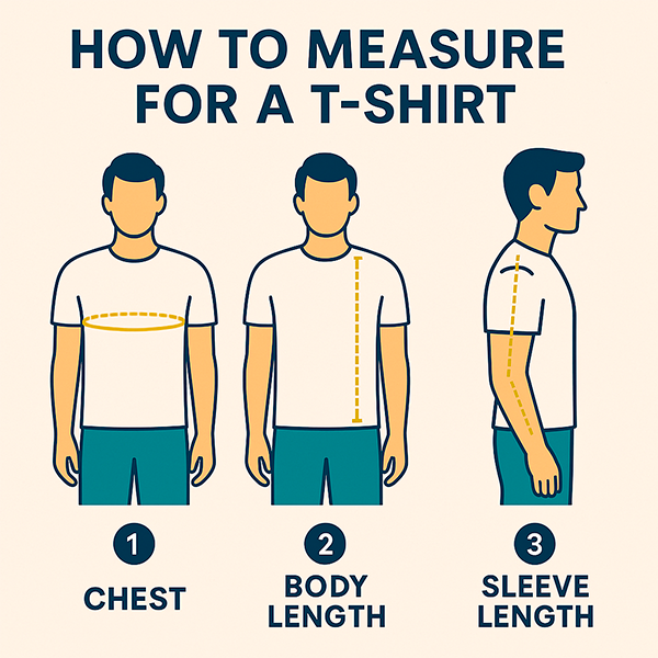 How to Measure for a T-Shirt