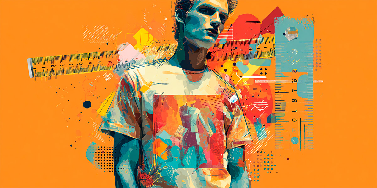 Mens T-Shirt Size Chart Image