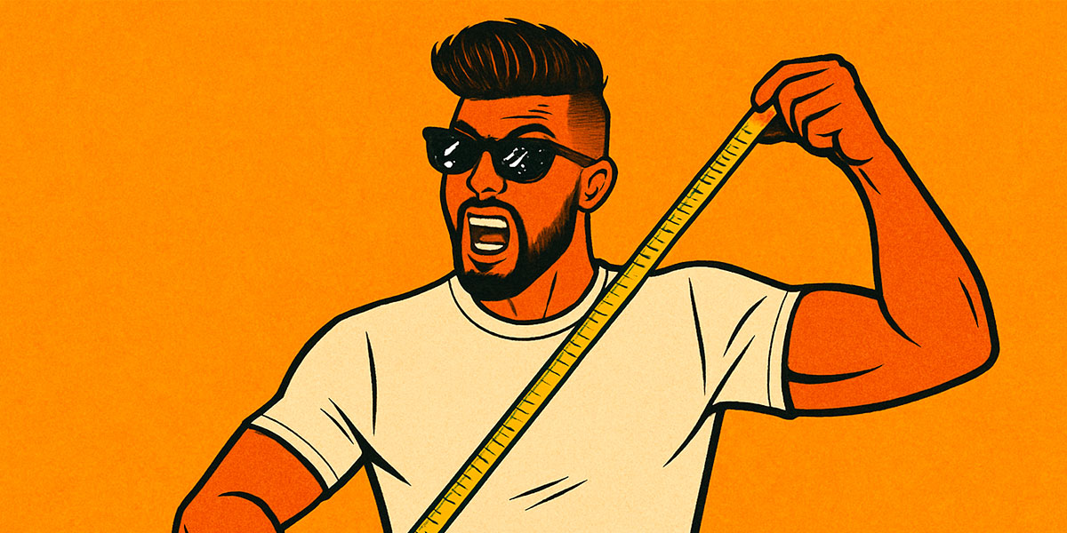 The Length Of Man's T-Shirt Image