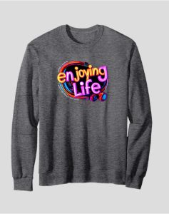 Men’s Crewneck Sweatshirt “Black Scull”